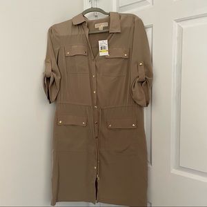 Michael Kors Khaki Dress